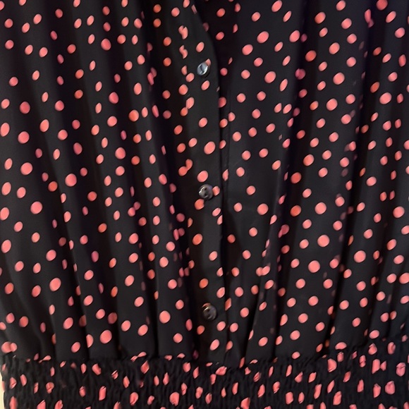 Navy and Pink Petite Dress - Picture 7 of 7